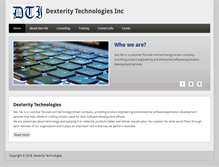 Tablet Screenshot of dex-tek.com